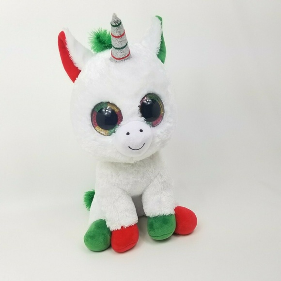 ty beanie boo candy cane unicorn